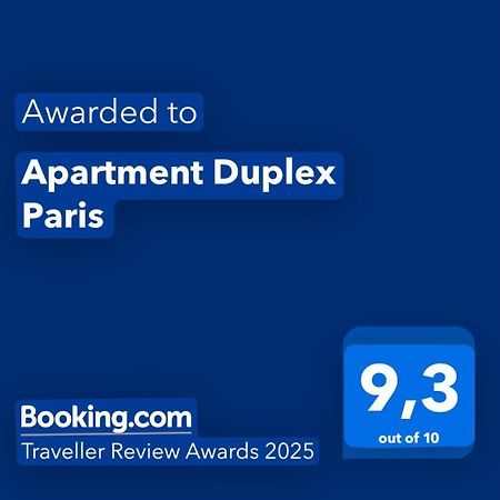 Apartment Duplex Paris Exterior foto